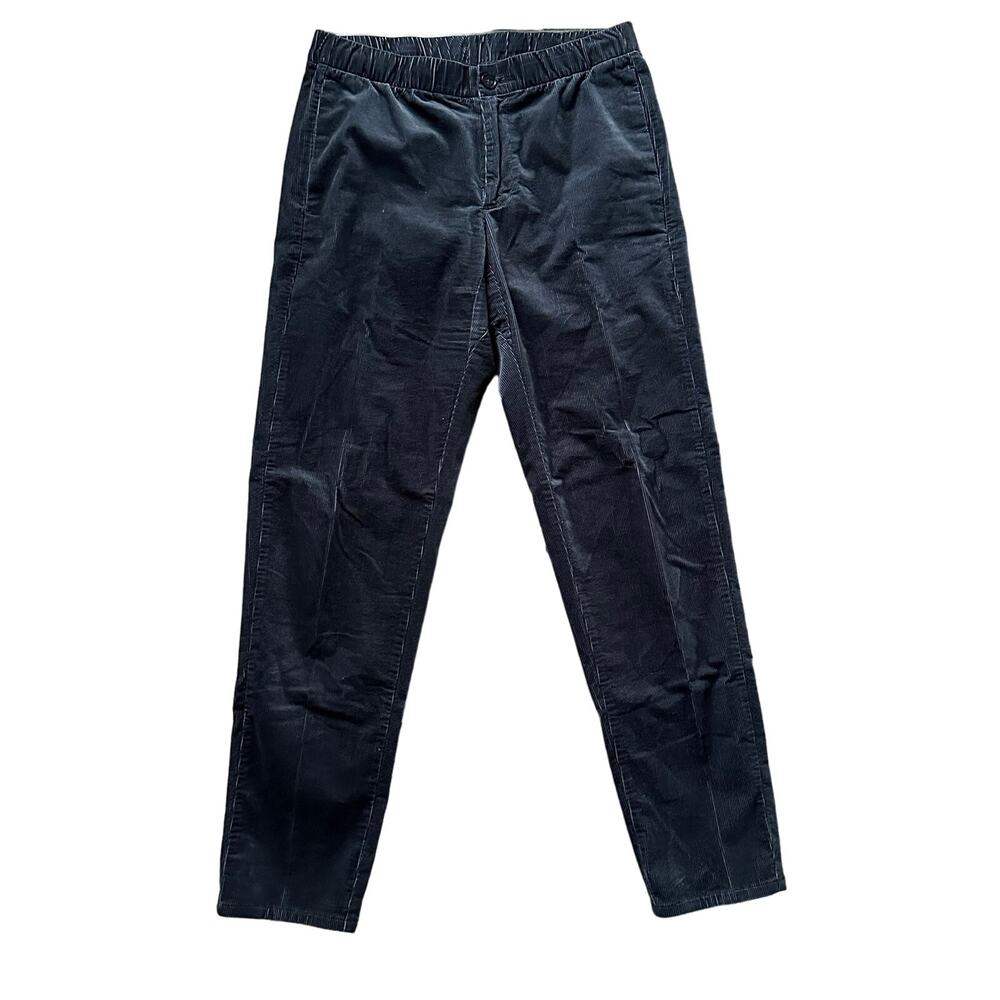 Bonobos Corduroy Drawstring Elastic Waist Pants Faded Black Men Size Small Long